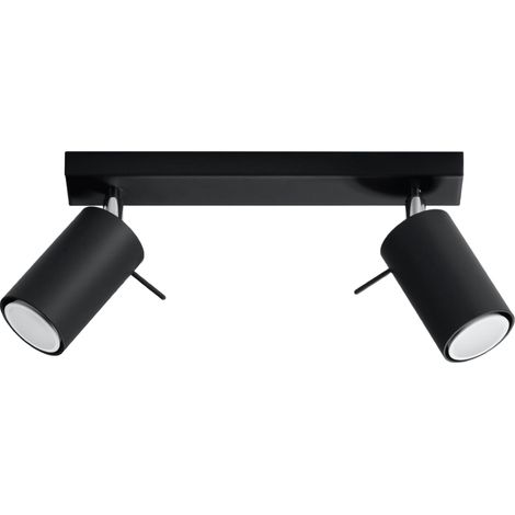 MIRAX 2 GU10 Deckenleuchte Schwarz LUMILO 00.129.92