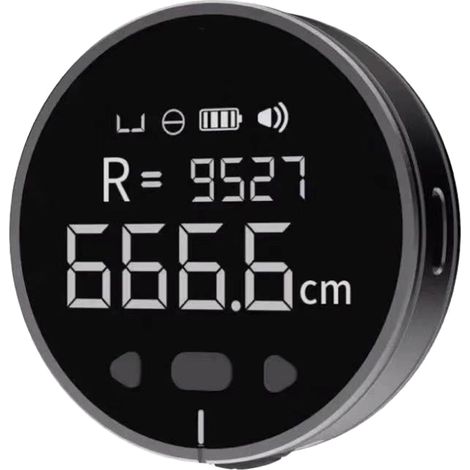 Mètre ruban électronique numérique portable, télémètre numérique, écran LCD, règle numérique rechargeable USB-C