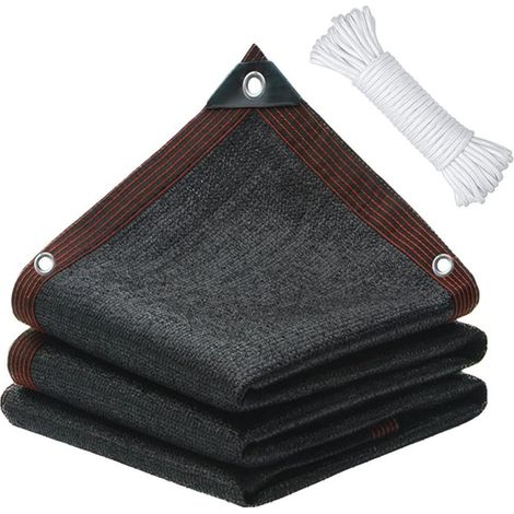 Roter und beiger Sonnenschirm mit integriertem UV-Schutz, Terrassenschirm für Balkon und Terrasse, wasserdichter Sonnenschutz (1/5)