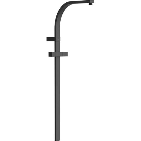 TRES 03463506NM OVER-WALL Barra de Ducha Adaptable a Grifo Termostático Mural con Conexión Compatible Color Negro Mate - ref: 03463506NM