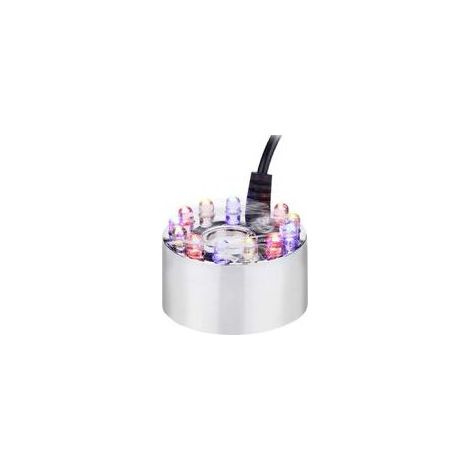 Atomiseur pour Aquarium, 12 lumières LED Qui Change de Couleur, atomiseur à ultrasons, pour Fontaine de Piscine pour intérieur pour extérieur (1/5)