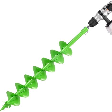 Mèche Tarière pour Perceuse φ 20 mm, Foret Tarière de Plantation 120 x 790 mm, Outil Robuste pour Plantation de Bulbes, Accessoires de Perçage pour Clôtures de Jardin et Creuser des Trous Sol (1/5)