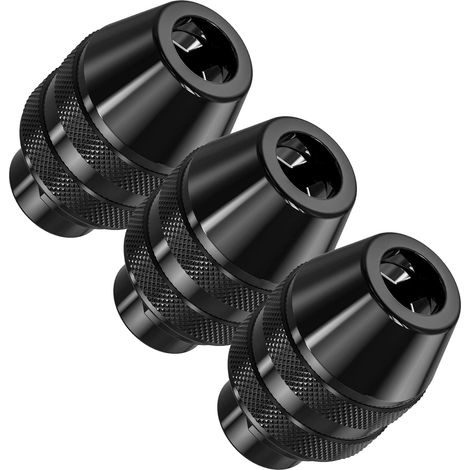 3pcs 4486 Mandrin pour Dremel, changement rapide 1/32-1/8 sans clé pour outils rotatifs multi-usages Dremel 4000, 3000, 300, 200, 100, 8200, 800, 780, 770, 7700, 750 (1/5)
