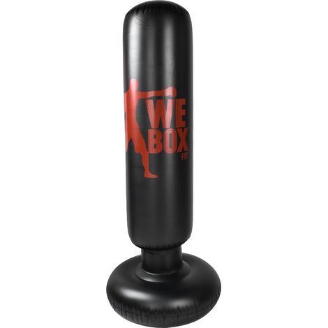 Sac de frappe gonflable PVC 1,6 m pour entraînement boxe et coups de pied, accessoire anti-stress (1/5)