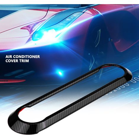 Bague de cadran de climatisation intérieure pour Alfa Romeo Stelvio/Giulia, garniture de panneau de console, cadre décoratif en plastique (1/5)