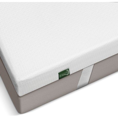 Beautissu BeauNuit MT Lux 7 Secteurs Surmatelas avec Mousse Visco de 7 cm - Surmatelas pour Sommier à Ressorts & Matelas jusqu'à 30 cm de Haut Protège-Matelas Antidérapant & Respirant	180cm