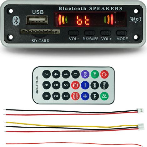 12V Long Band Bluetooth Decoder Board, MP3 Module, Lossless Decoder, Bluetooth Motherboard