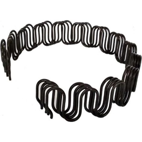 Ressorts de Remplacement pour Siège Canapé 60 cm Noir – Fixation Snap-Clasp Métal Résistant Lot de 2 (1/4)