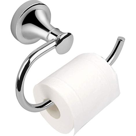 Lntyq Toilettenpapierhalter aus gebürstetem Nickel, Badezimmerzubehör aus gebürstetem Nickel, Toilettenpapierhalter, Wandmontage, rostfrei (1/4)
