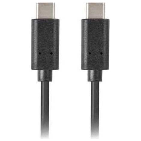 Câble USB 2.0 Type-C Lanberg M/M 1 m Noir (1/2)