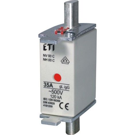 NH-Sicherungseinsatz 35 A, Gr.00, mit spannungsfreien Laschen Sonstige Elektronik & Messtechnik