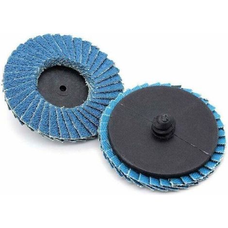Disques Abrasifs - 50 mm - Grains 40 60 80 - Pour Perceuse Meuleuse Outils Rotatifs - 31 Pièces (1/4)