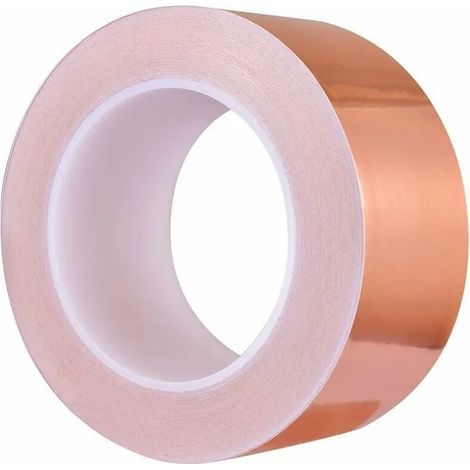 Ruban de cuivre 20 m x 50 mm, ruban de feuille de cuivre de haute qualité, ruban de blindage EMC, blindage EMI, circuit en papier