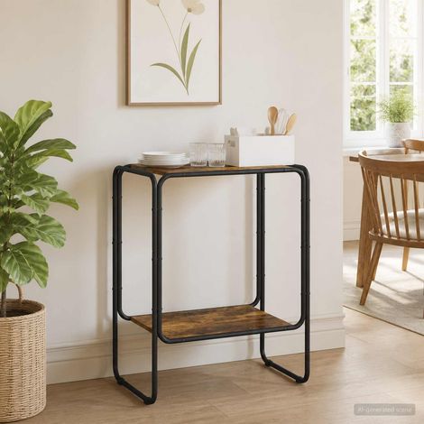 vidaXL Buffet Chêne fumé 60 x 38 x 75 cm Bois d'ingénierie (1/5)