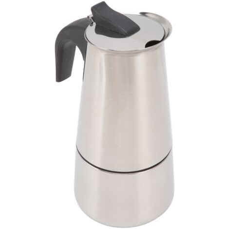 BUNTHAUS Cafetière Moka Portable en acier inoxydable de qualité alimentaire, pour la maison et le Camping en plein air (1/5)
