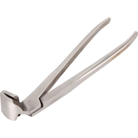 Pince à portefeuille à tête courbée, idéale pour les sacs et chaussures en cuir. Permet également de plier le cuir, de presser les cadres et de parer les bords. L'acier chromé est inoxydable. (1/5)