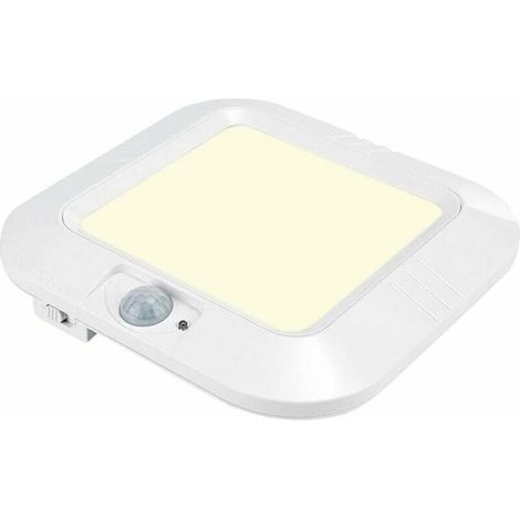 Plafonnier LED avec détecteur de mouvement, sans fil, alimenté par batterie, température de couleur de 6000 K (1/4)