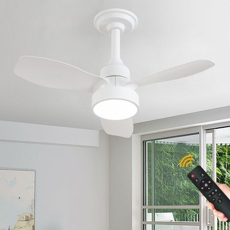 Ventilateur plafond 62 cm noir – Télécommande – 3 tons – 3 vitesses – Silencieux (1/5)