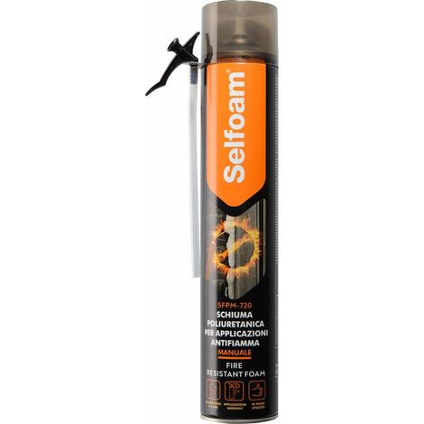SELSIL SCHIUMA POLIURET ANTIFUOCO MANUALE 750 ML