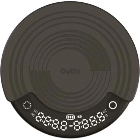 OutIn Claro Digitale Kaffeewaage 2 kg 0,1 g Tragbar
