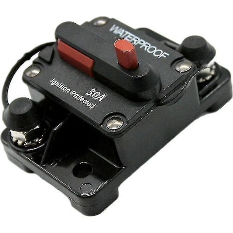Disjoncteur/fusible à réarmement automatique 50 A, 50 A, 80 A, 100 A, 120 A, 150 A, 200 A, 250 A, 300 A, 12-48 V, étanche, 12 A - 300 A (1/4)