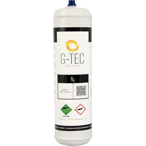 Bombola usa e getta monouso gas Azoto N2 Nitrogeno 0,95 lt perdita fuga tubi