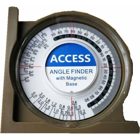Angle Magnetique Finder Locator Mini Inclinometre Outil De Mesure D'Inclinaison Vumetre Protractor Double Niveau Bulle Retour Tableau Comparatif (1/5)
