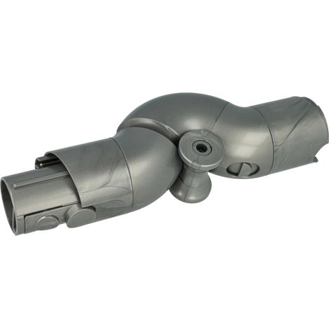 vhbw Adaptador compatible con Dyson V12, V8, V11, V15, V10 - gris, plástico, adaptador articulado