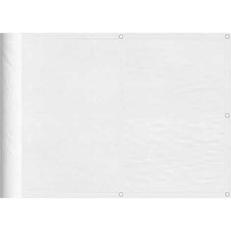 Maison Exclusive - Paravento da Balcone Bianco 75x800 cm 100% Poliestere Oxford (1/5)
