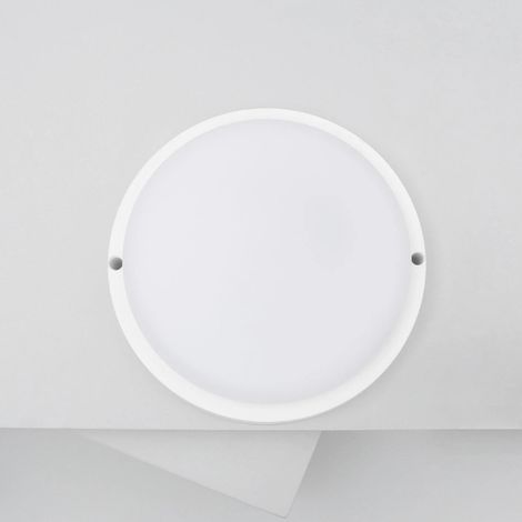 Plafonnier LED Extérieur Rond 25W Blanc IP65 Ø175 mm - Blanc Chaud 2300K - 3500K - SILAMP (1/2)