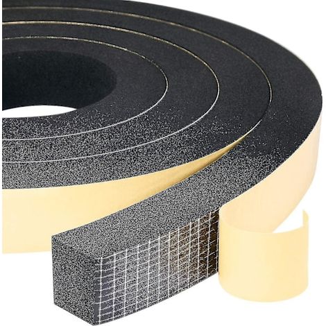 Bande d'étanchéité en mousse, 2 rouleaux, 25 mm (l) x 20 mm (h) x 2 m (l) - Étanchéité, résistance aux intempéries, aux chocs et (1/3)