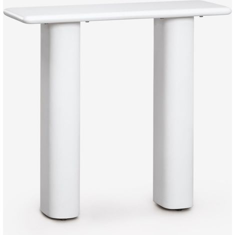 Consola recibidor rectangular 80x30 cm en cemento Tiena SKLUM