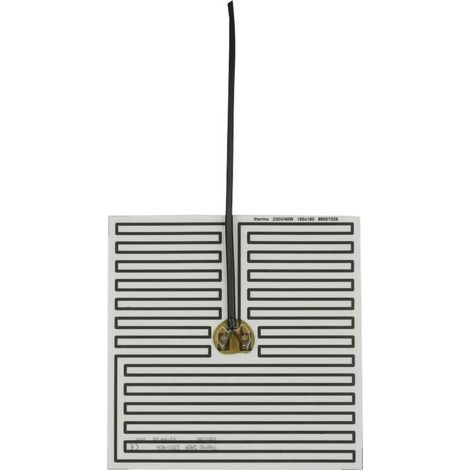 Thermo TECH Poliestere Lamina riscaldante 230 V/AC, 230 V/DC 40 W Tipo di protezione IPX4 (L x L) 180 mm x 180 mm
