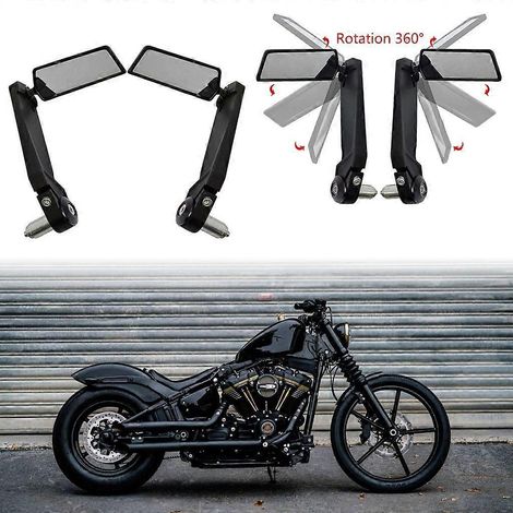 Paire de rétroviseurs légers pour moto, installation facile. (1/4)