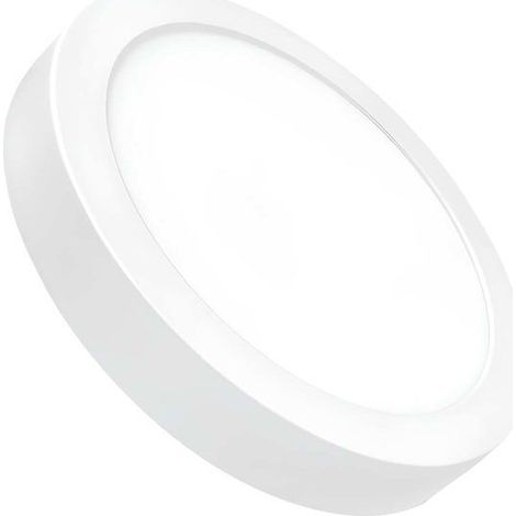 Panneau lumineux LED - AVIZAR - Rond 18W 220×220 mm - Ultrafin - Blanc - LED intégrée