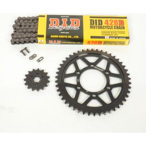 kit kette did für motorrad kawasaki 125 eliminator 1997 bis 2003 (1/5)