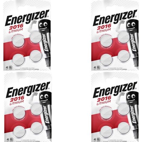 .16 piles Energizer CR2016.