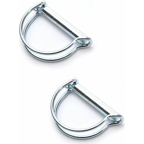 2x goupille de fraise diamètre 8mm x longueur 37mm acier tondeuse tracteur motoculteur