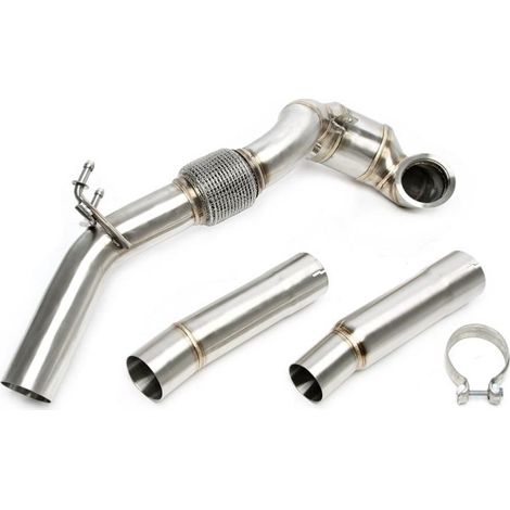 Downpipe Inox pour VW Golf 7 de 2017 a 2019 2.0 TFSI-75mm-35795644