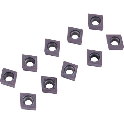 10 pièces plaquettes carbure CNC pour tour à métaux, outils de coupe tournage, coffret inclus, CCMT09T304 VP15TF (1/5)