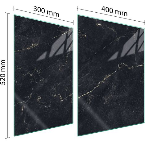 PLACA PROTECTORA DE VIDRIO PARA ESTUFA 70x52 MÁRMOL (1/5)