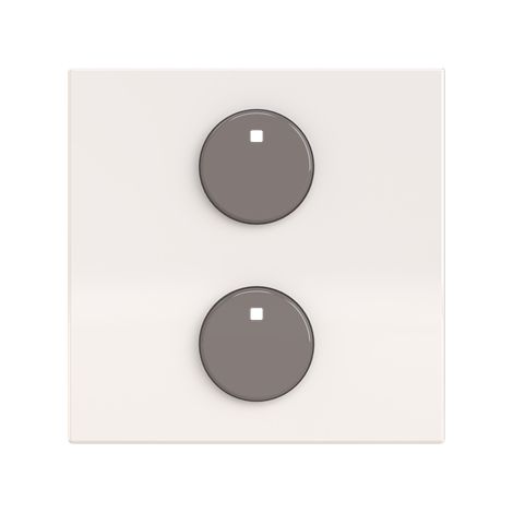 free@home Enjoliveur pour commande 2 touches blanc 2CLA222620N1102 ABB 590229 (1/3)