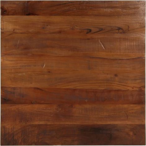 Tablero de mesa cuadrado madera maciza reciclada 70x70x2,5 cm vidaXL