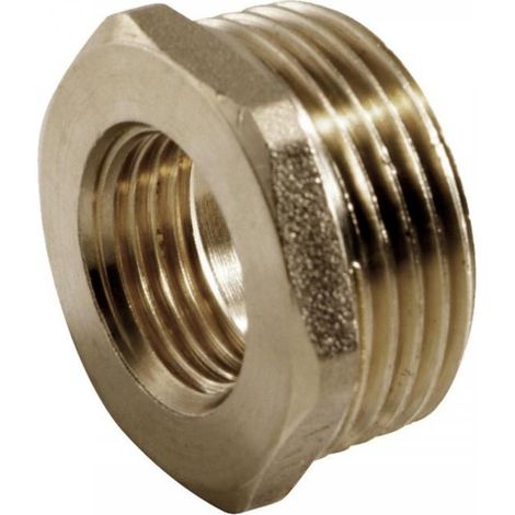 Tuerca macho x hembra latón 1 1/2" x 1"