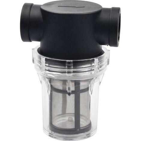 Pipeline Filtre de pompe à eau 1" avec tamis en acier inoxydable 100 mailles, filtre en maille en ligne pour arrosage du jardin (1/4)