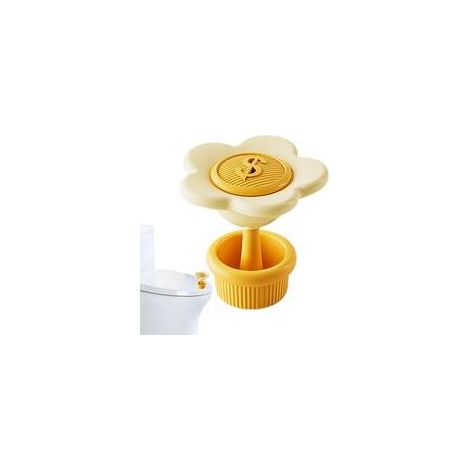 Pusteur Du Bouton De Toilette - Bouton Du Réservoir De Toilette Bouton De Chasse Des Toilettes D'aromathérapie Interrupteur De Salle De Bain De Conception De Fleurs Mignonnes (1/5)