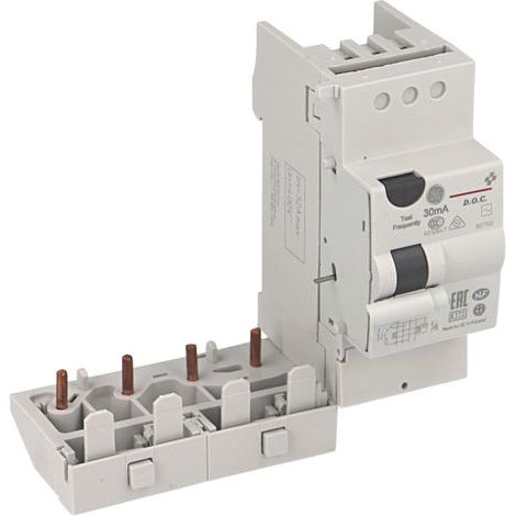Bloc différentiel tétrapolaire - 30mA - type AC - 2 modules - 32/63A - Calibre - Calibre 32A (1/2)