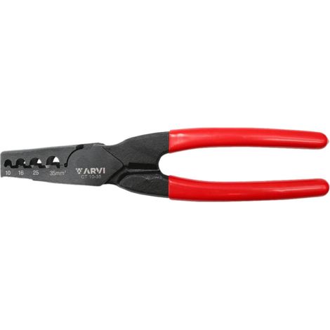 Ct-10-35 Pince à Sertir Les Embouts De Câblage 10mm² à 35mm² - Longueur 220mm - Arvi