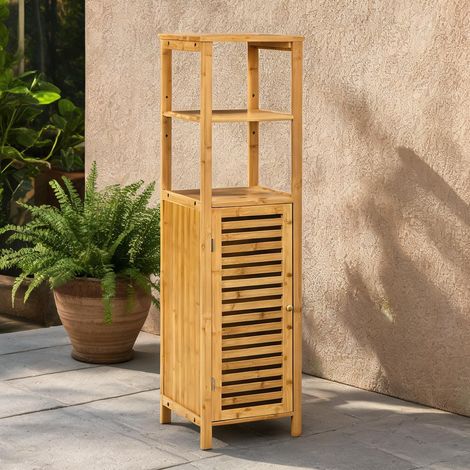 Armoire de rangement en bambou 32,9 x 29,9 x 120 cm (1/5)