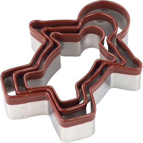 Emporte-pièce gingerbread marron x3 - Tala